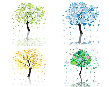 Blossom tree clipart