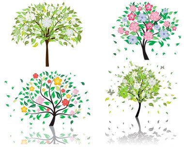 Blossom tree clipart