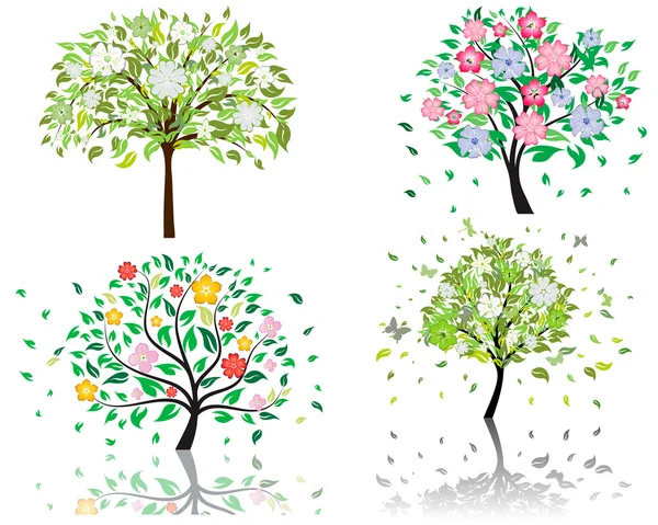Blossom tree — Stock Vector