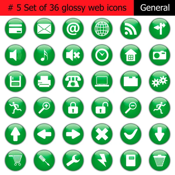 stock vector Icon set #5 general