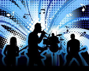 Rock group clipart