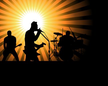 Rock group clipart