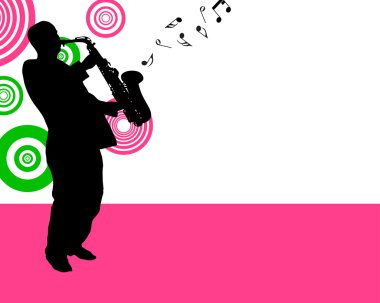 Saxophonist clipart