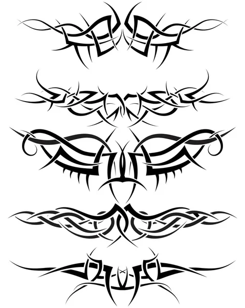 Set de tatouages — Image vectorielle