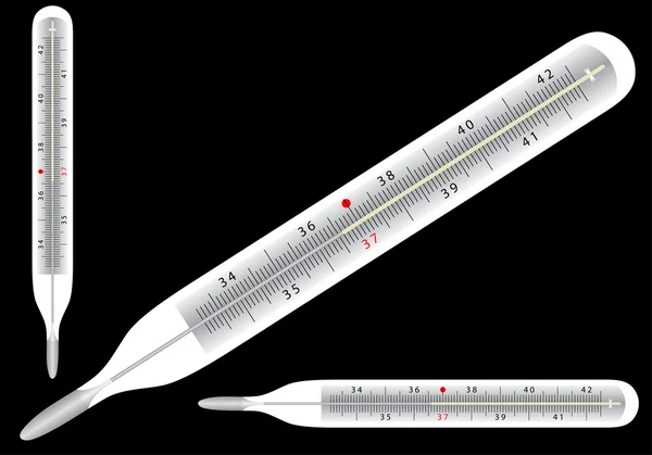 Ikon termometer - Stok Vektor