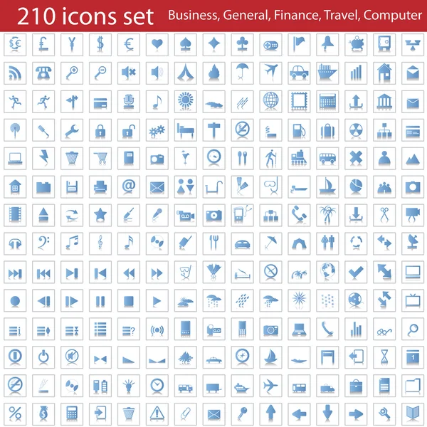 Icons set — Stock Vector