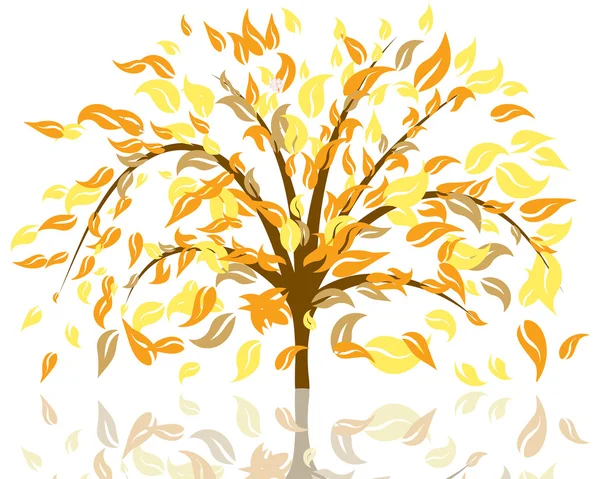 Drzewo jesień — Wektor stockowy