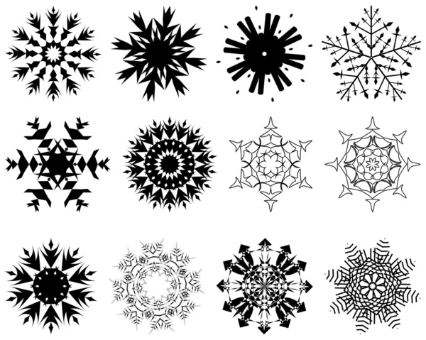 Snowflakes — Stock Vector