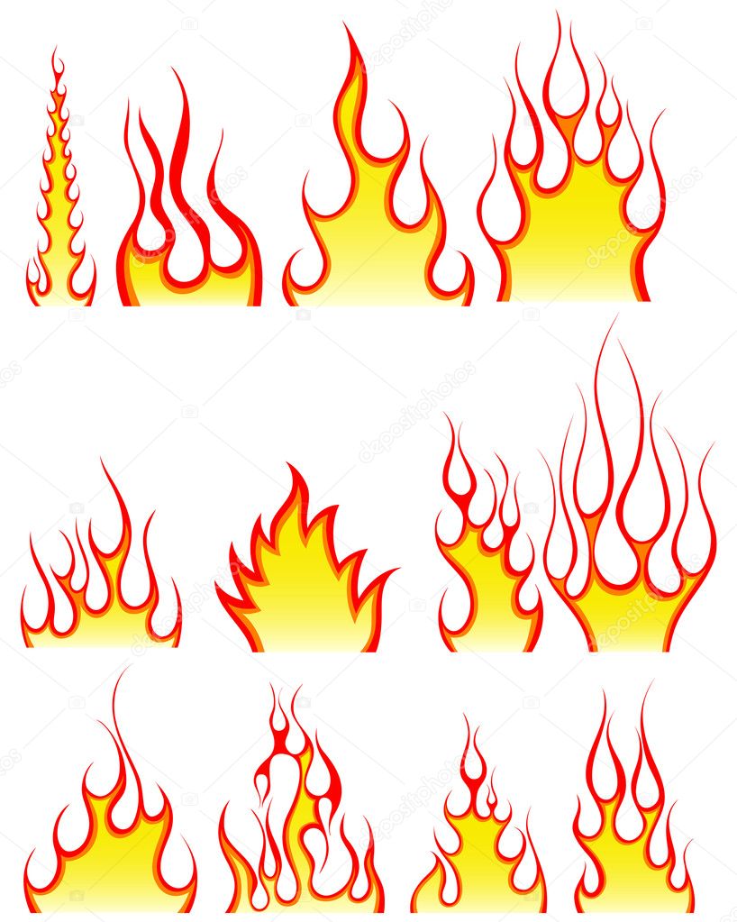 Fire patterns set