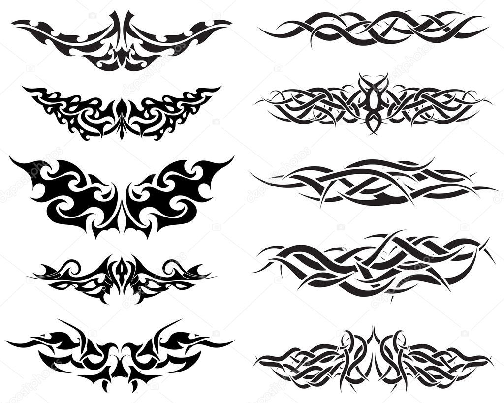 Tattoos set Stock Vector Image by ©angelp #3593302