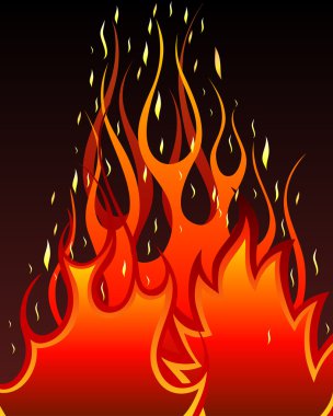 Fire background clipart