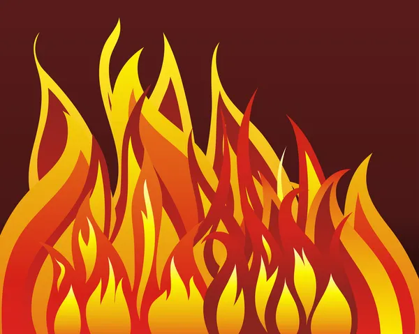 Fond d'incendie — Image vectorielle