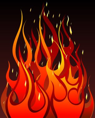 Fire background clipart