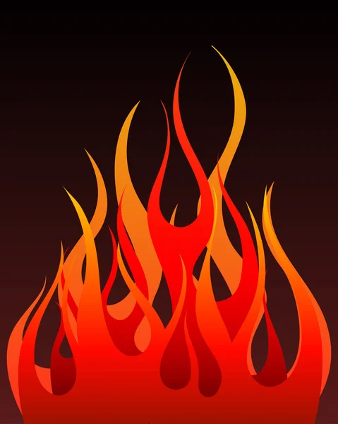 火の背景 — ストックベクタ