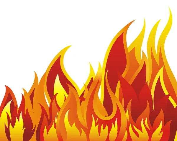 Ogień w tle — Wektor stockowy