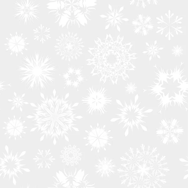 Copos de nieve sin costura — Archivo Imágenes Vectoriales