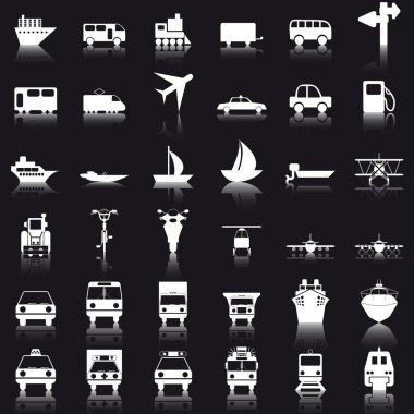 ulaşım Icons set