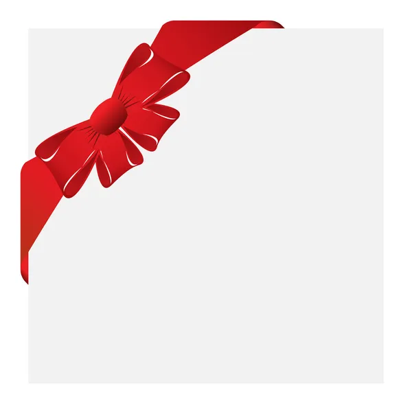 Karácsonyi corner címke — Stock Vector