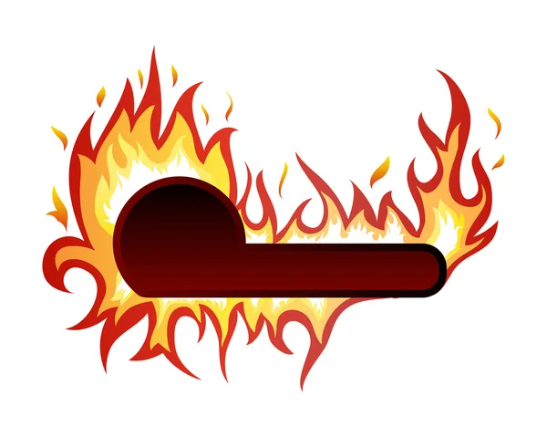 stock vector Fire background