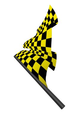 Checked flags clipart