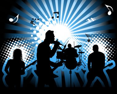 Rock group clipart