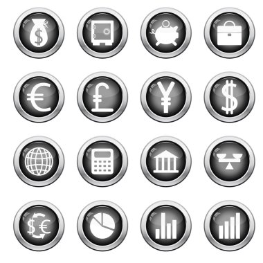 Finansal Icon set