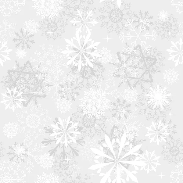 Seamless snowflakes background — Stock Vector