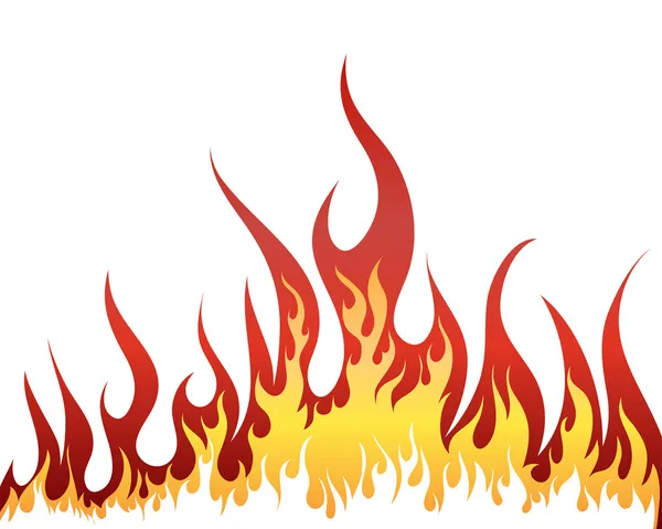 Oheň pozadí — Stockový vektor