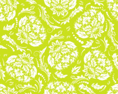 Damask seamless pattern clipart