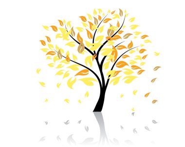 Autumn tree clipart