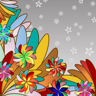 Multicolor abstract background clipart