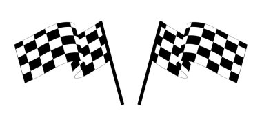 Racing flag clipart