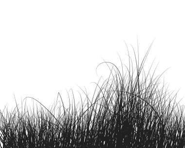 Grass and flowers clipart