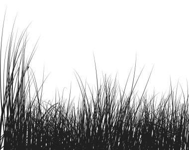 Grass and flowers clipart