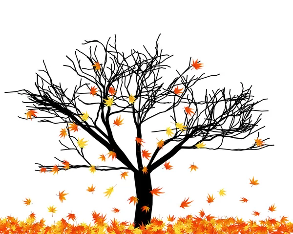 Autumn tree — Stock Vector