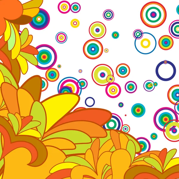 Многоцветный абстрактный фон — стоковый вектор