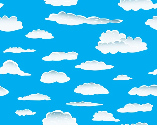 Clouds seamless — Stock Vector