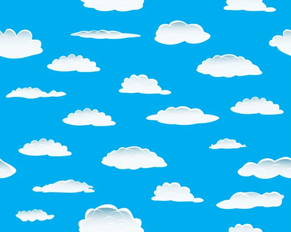 Clouds seamless — Stock Vector