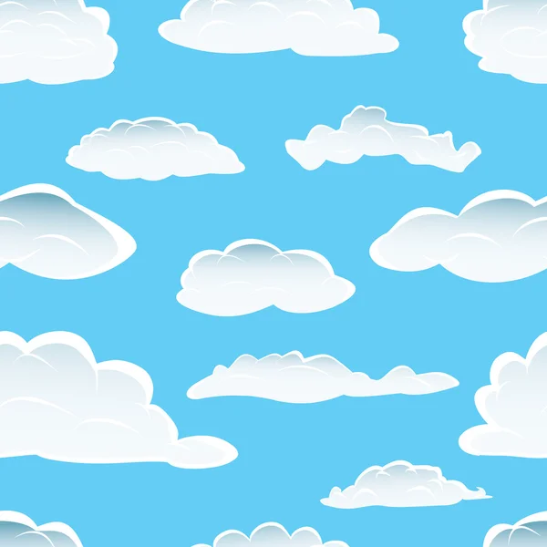 Seamless cloud background — Stock Vector