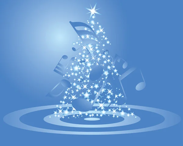 Carte postale de Noël — Image vectorielle