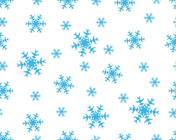 Бесшовные снежинки — стоковый вектор