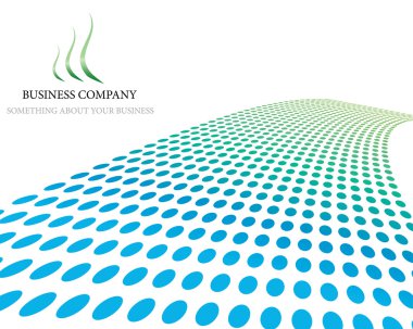 Abstract company page clipart