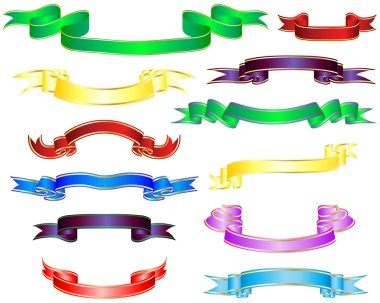 Vector ribbons clipart