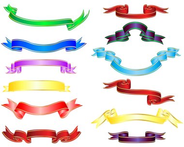 Vector ribbons clipart