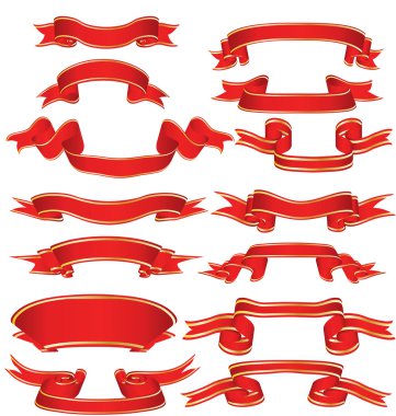 Vector ribbons clipart