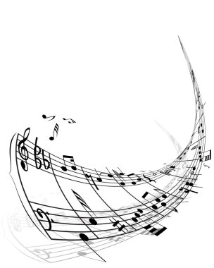 Musical notes stuff clipart