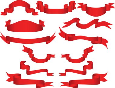 Vector ribbons clipart