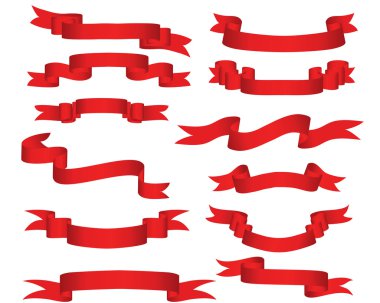 Vector ribbons clipart