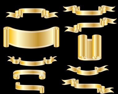 Vector ribbons clipart