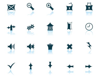 Set of gothic icons clipart